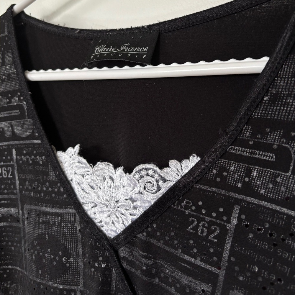 ๐4/30$๐ Claire France Exclusif Vintage Blouse โ Size 3XL - Picture 3 of 5